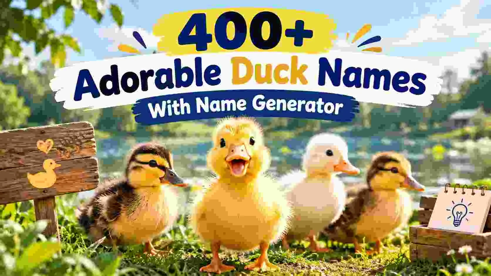 Adorable Duck Names With Name Generator
