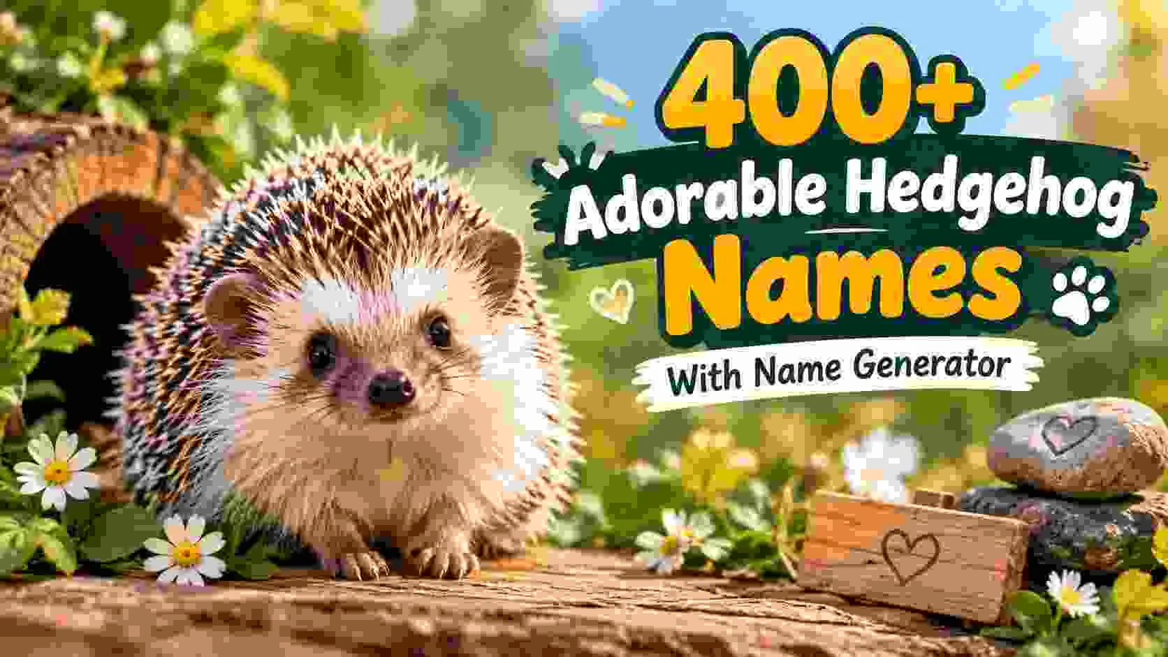 Adorable Hedgehog Names With Name Generator