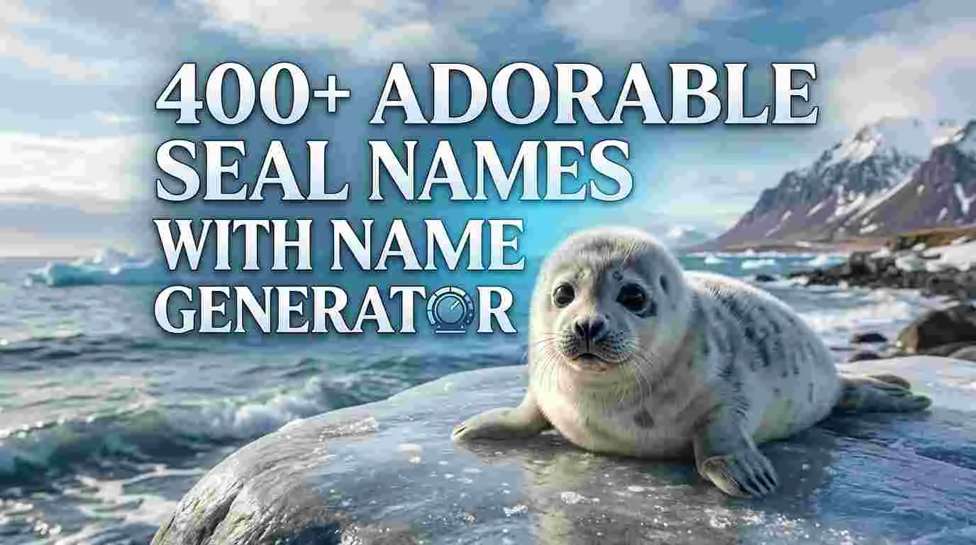 Adorable Seal Names With Name Generator