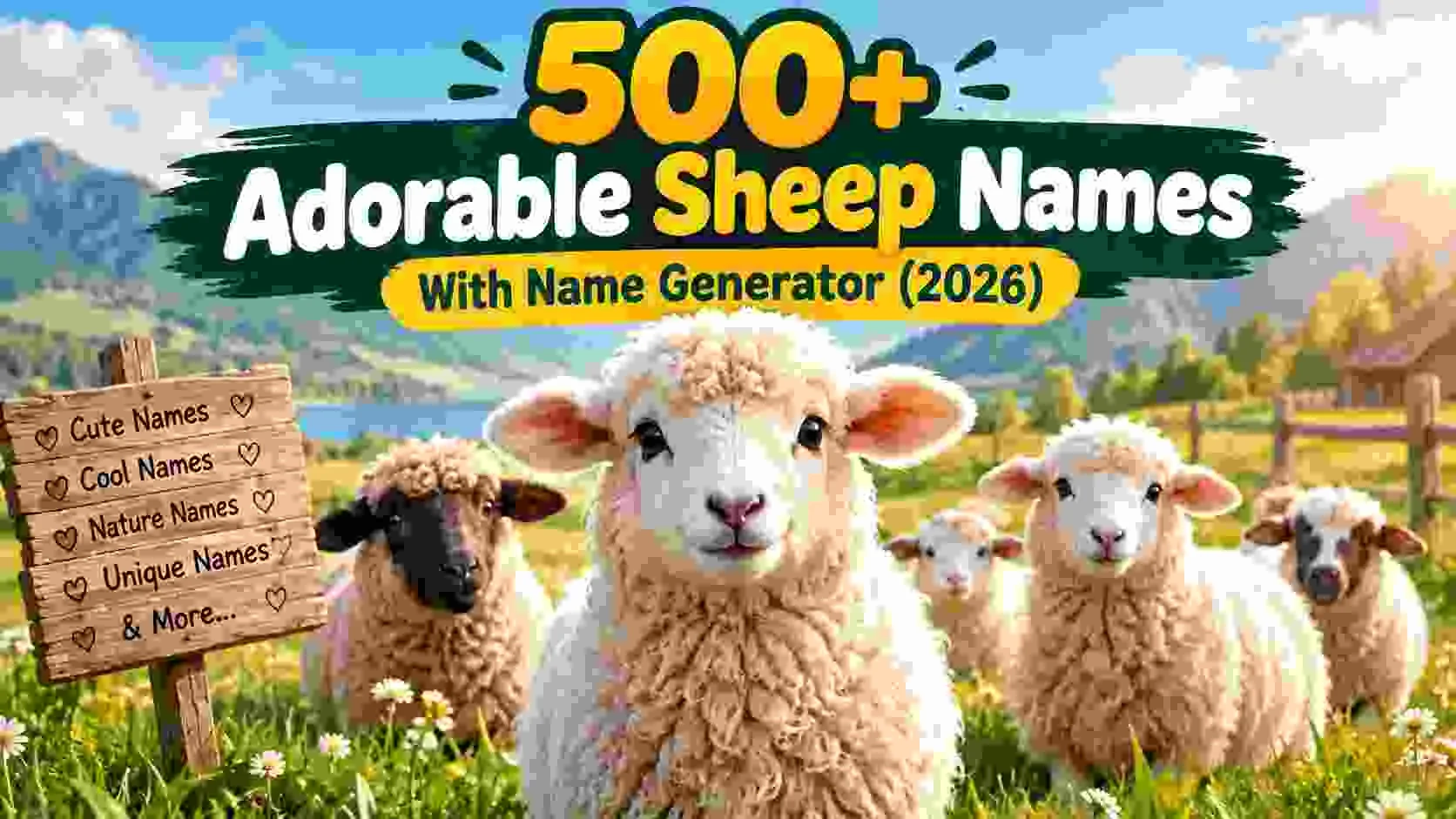 Adorable Sheep Names With Name Generator