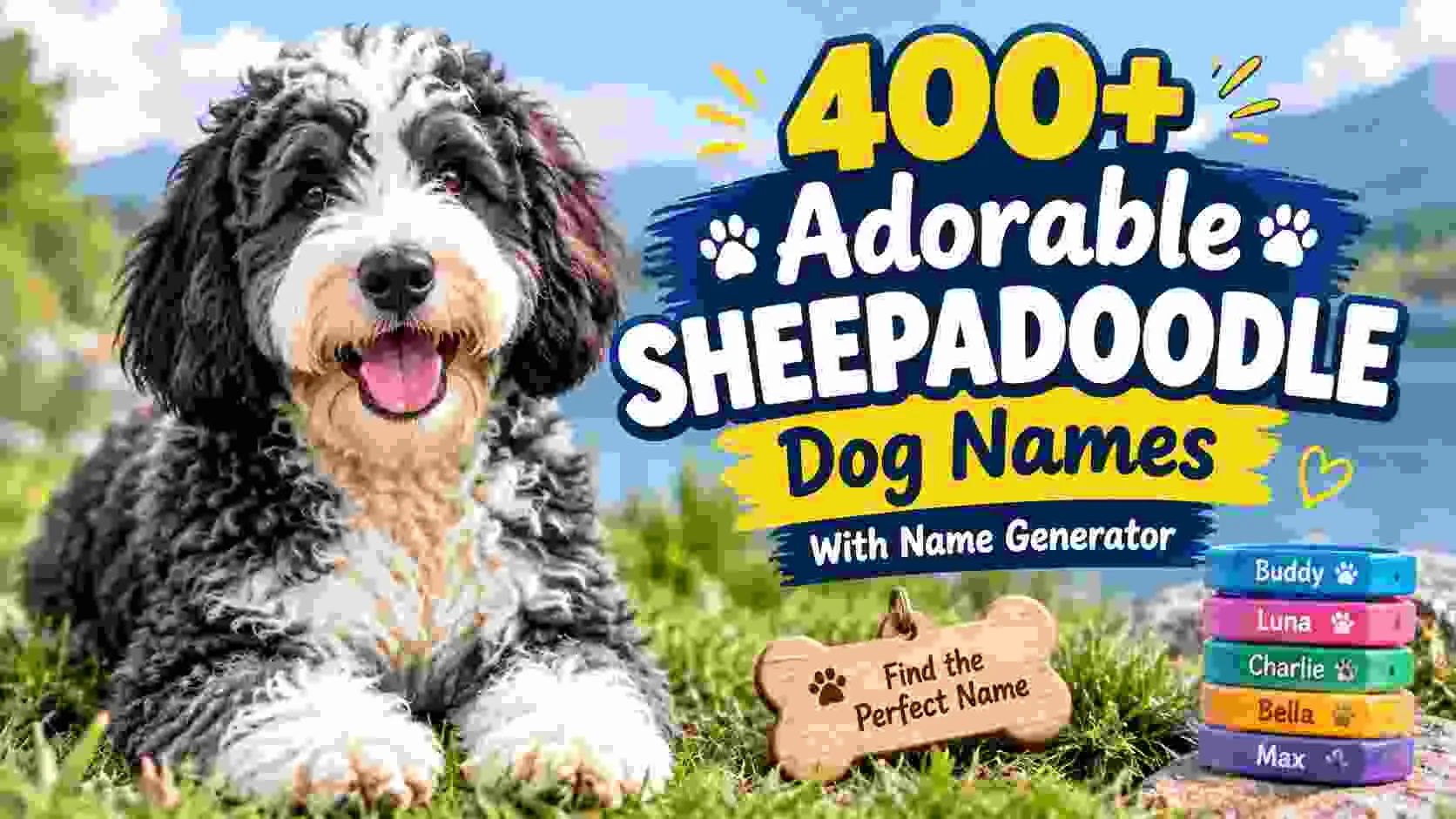 Adorable Sheepadoodle Dog Names With Name Generator