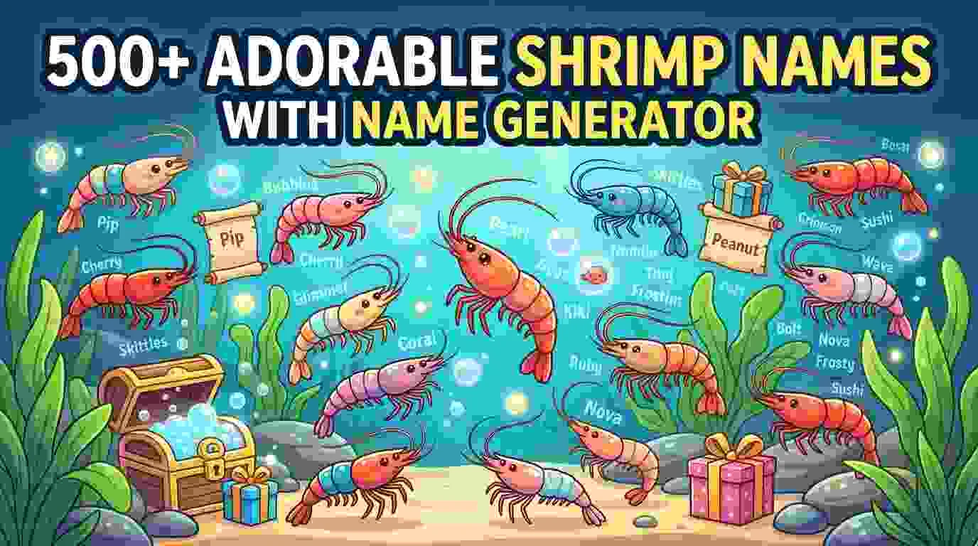Adorable Shrimp Names With Name Generator