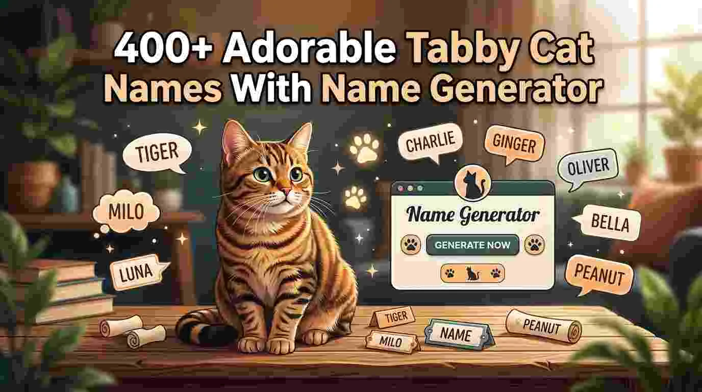 Adorable Tabby Cat Names With Name Generator