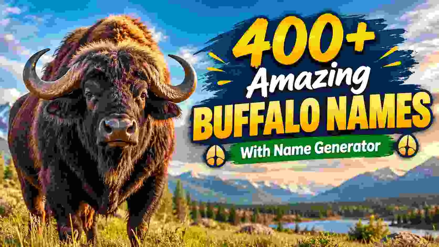 Amazing Buffalo Names With Name Generator