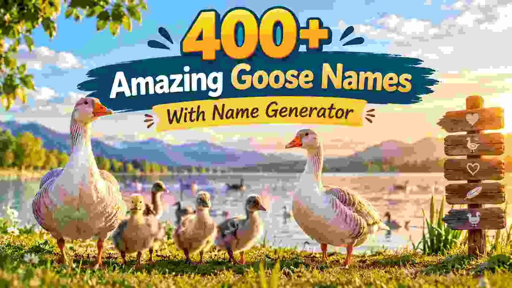 Amazing Goose Names With Name Generator