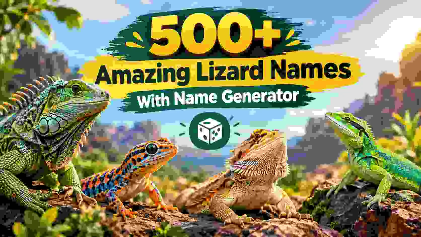 Amazing Lizard Names With Name Generator