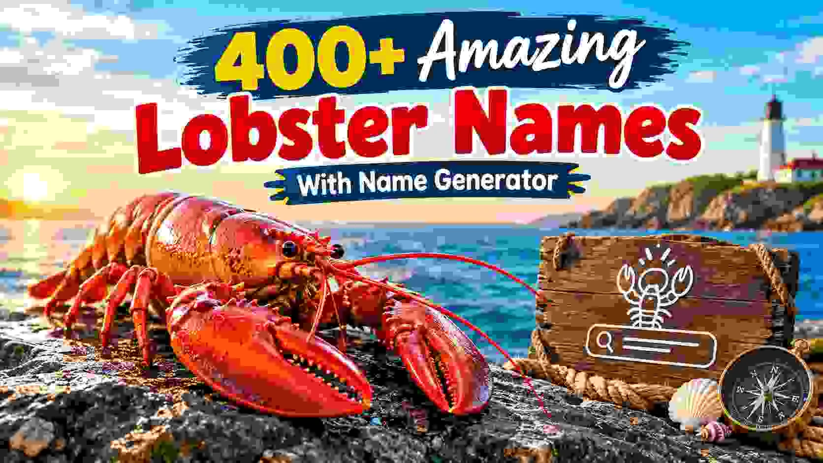 Amazing Lobster Names With Name Generator