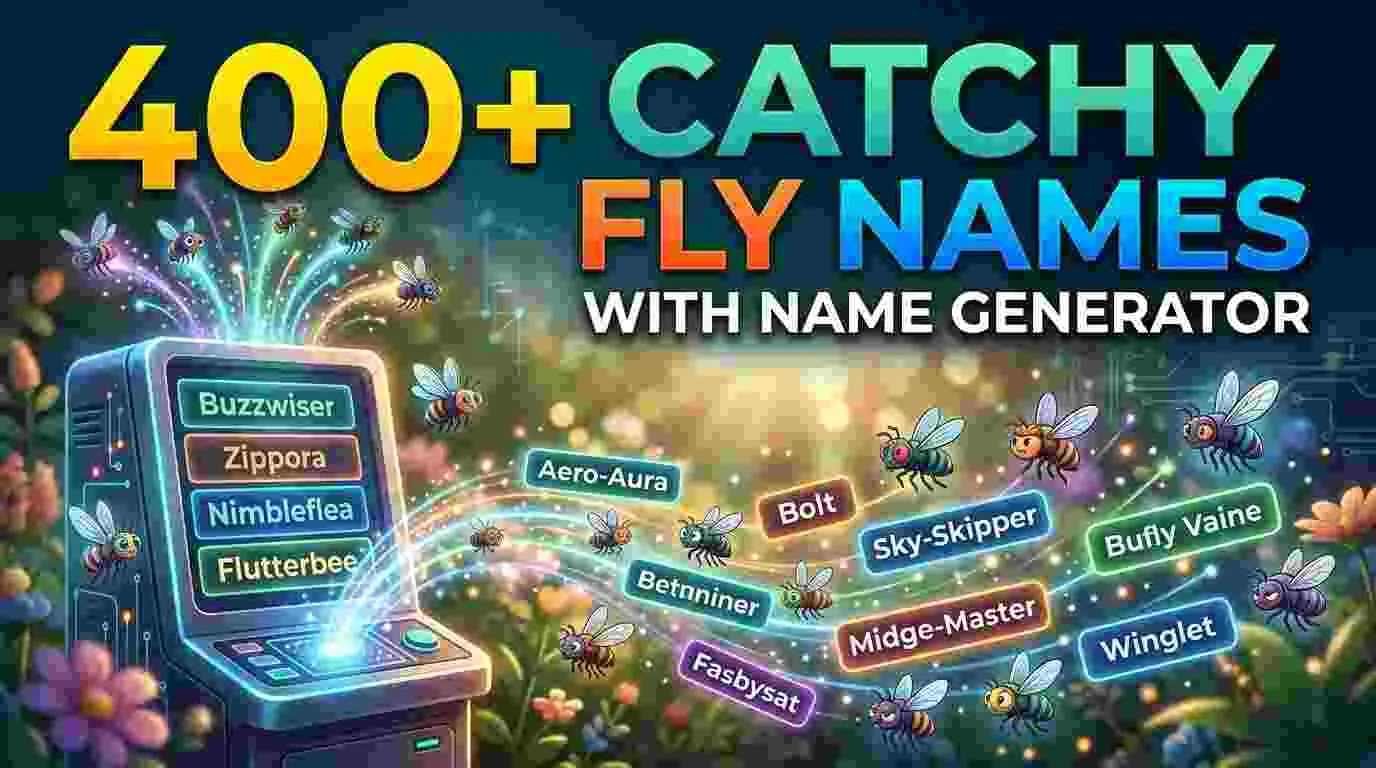 Catchy Fly Names With Name Generator