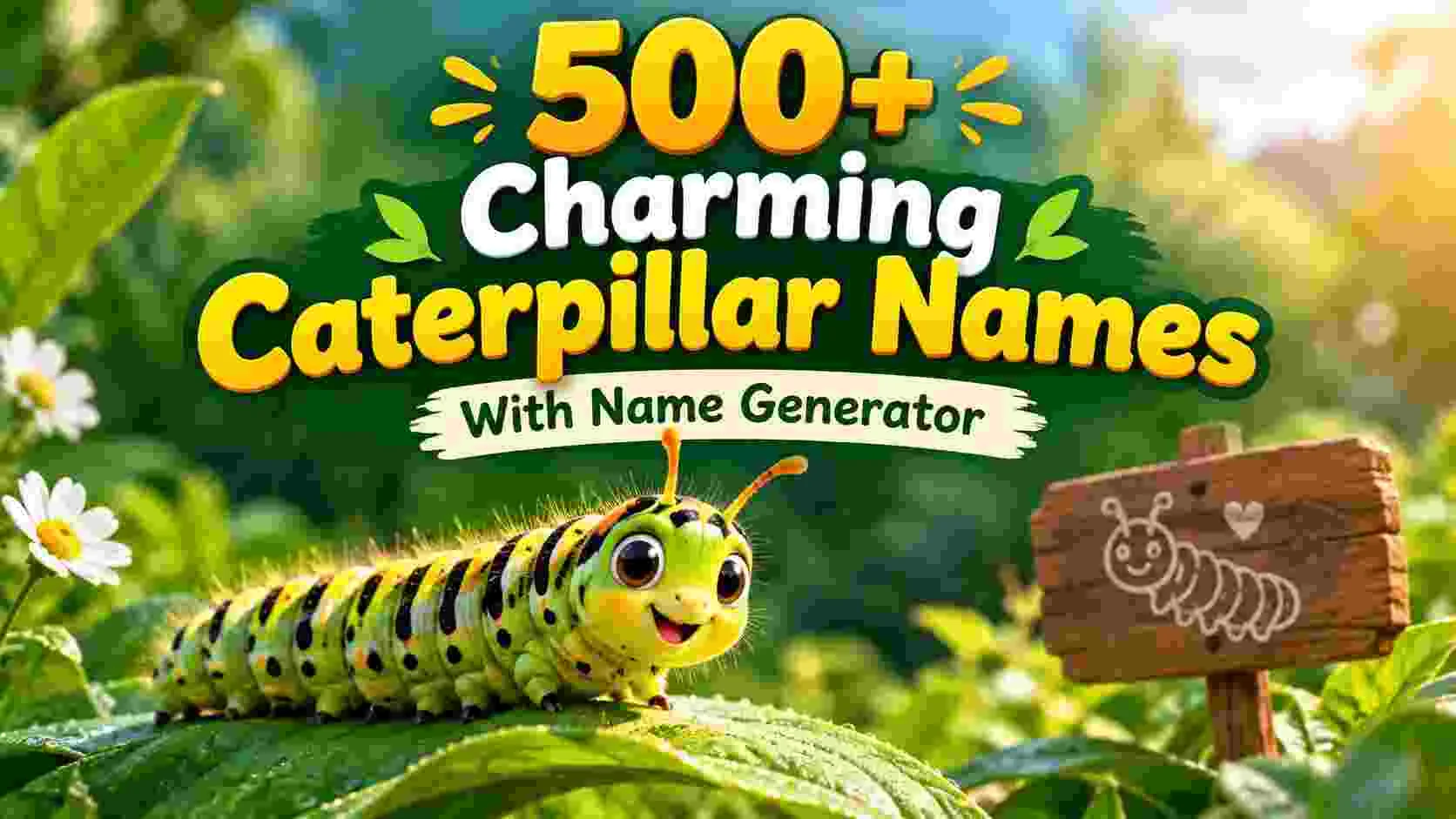 Charming Caterpillar Names With Name Generator
