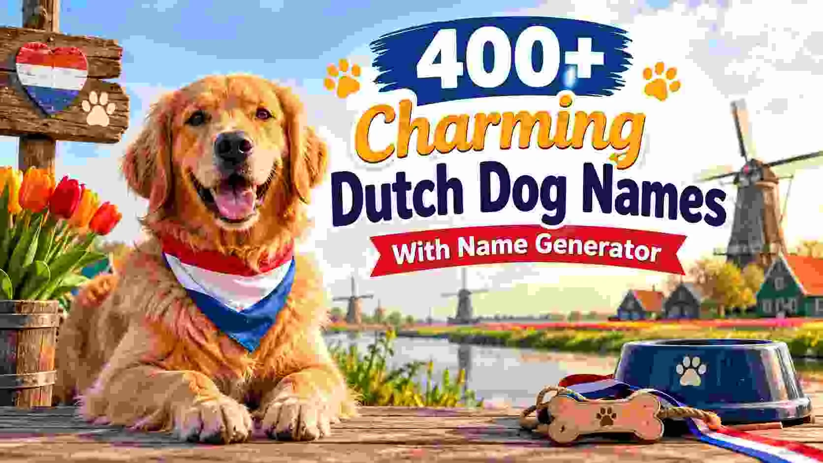 Charming Dutch Dog Names With Name Generator