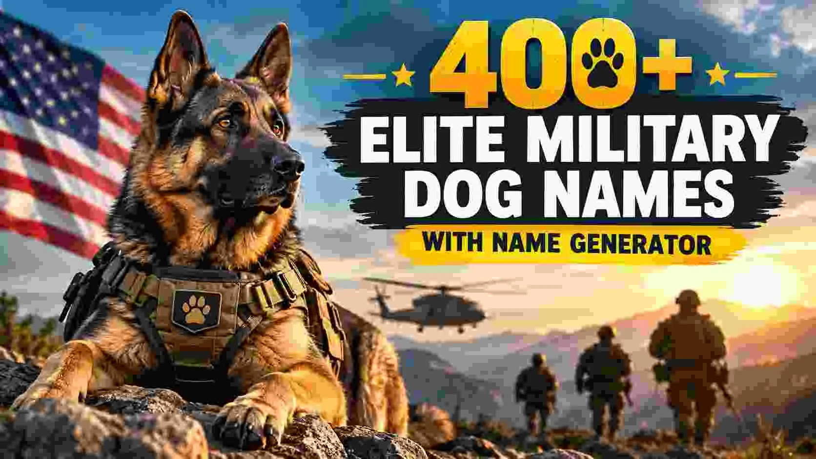 Elite Military Dog Names With Name Generator