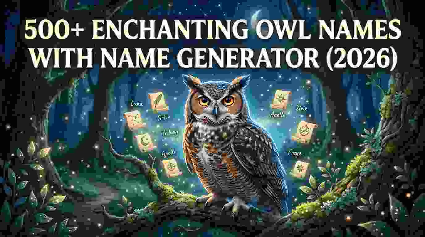 Enchanting Owl Names With Name Generator