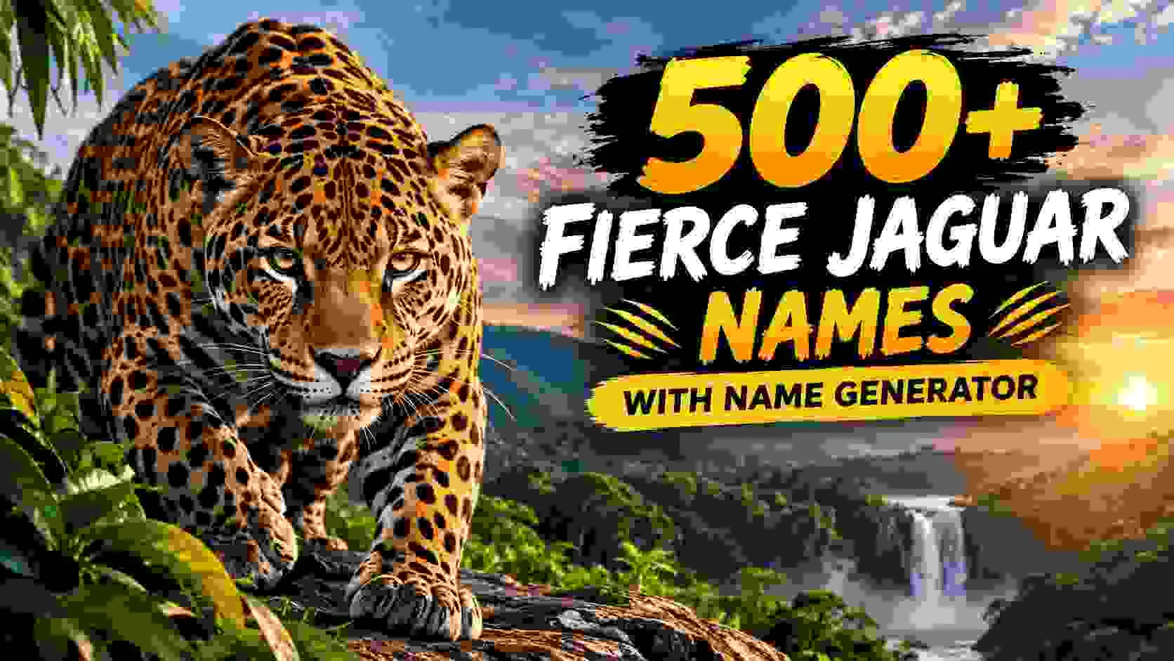 Fierce Jaguar Names With Name Generator