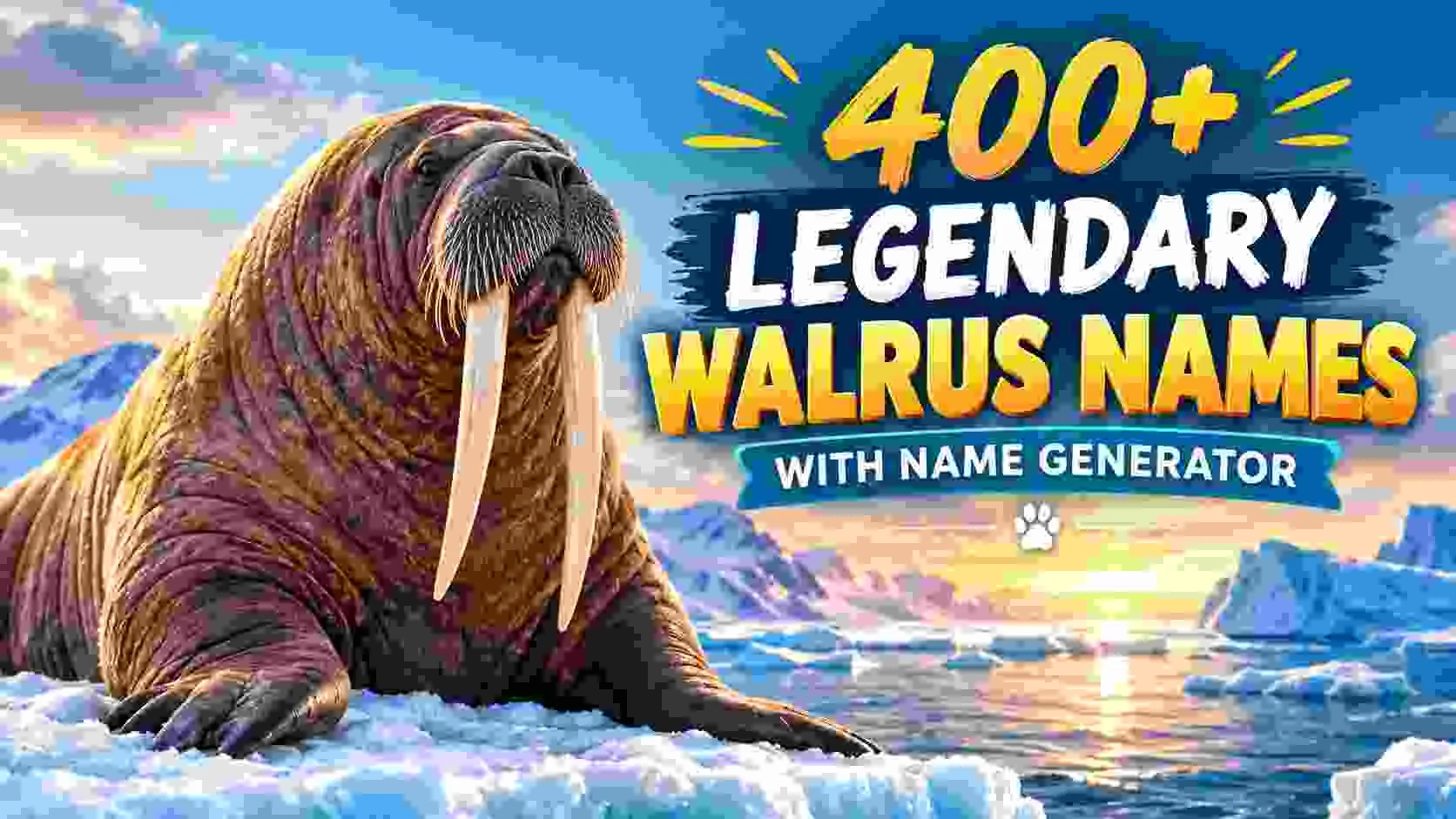 Legendary Walrus Names With Name Generator
