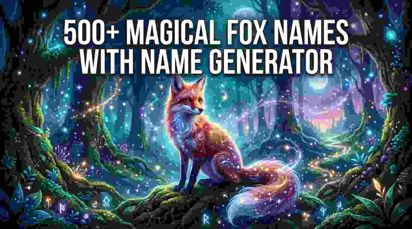 Magical Fox Names With Name Generator