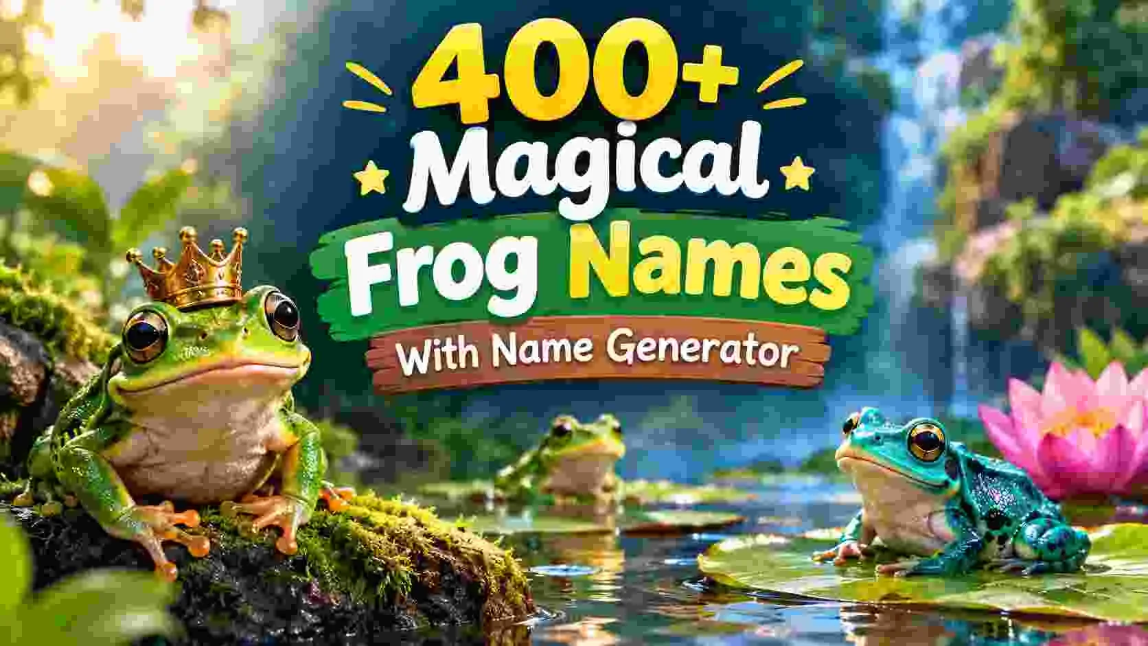 Magical Frog Names With Name Generator