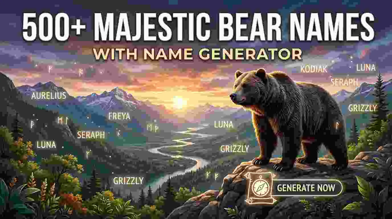 Majestic Bear Names With Name Generator