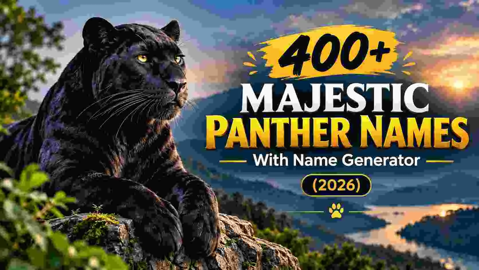 Majestic Panther Names With Name Generator