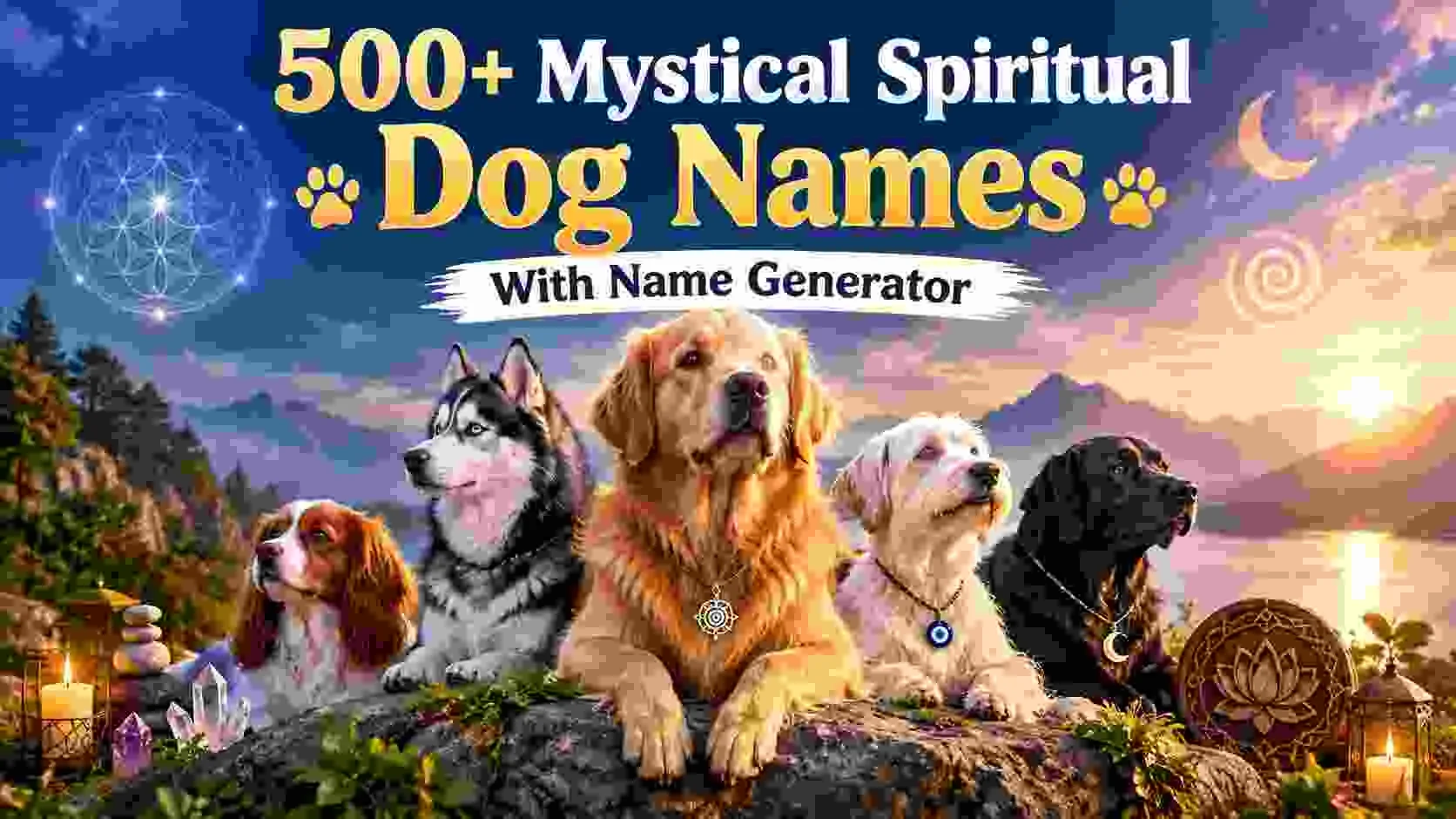Mystical Spiritual Dog Names With Name Generator