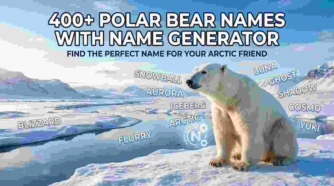Polar Bear Names With Name Generator