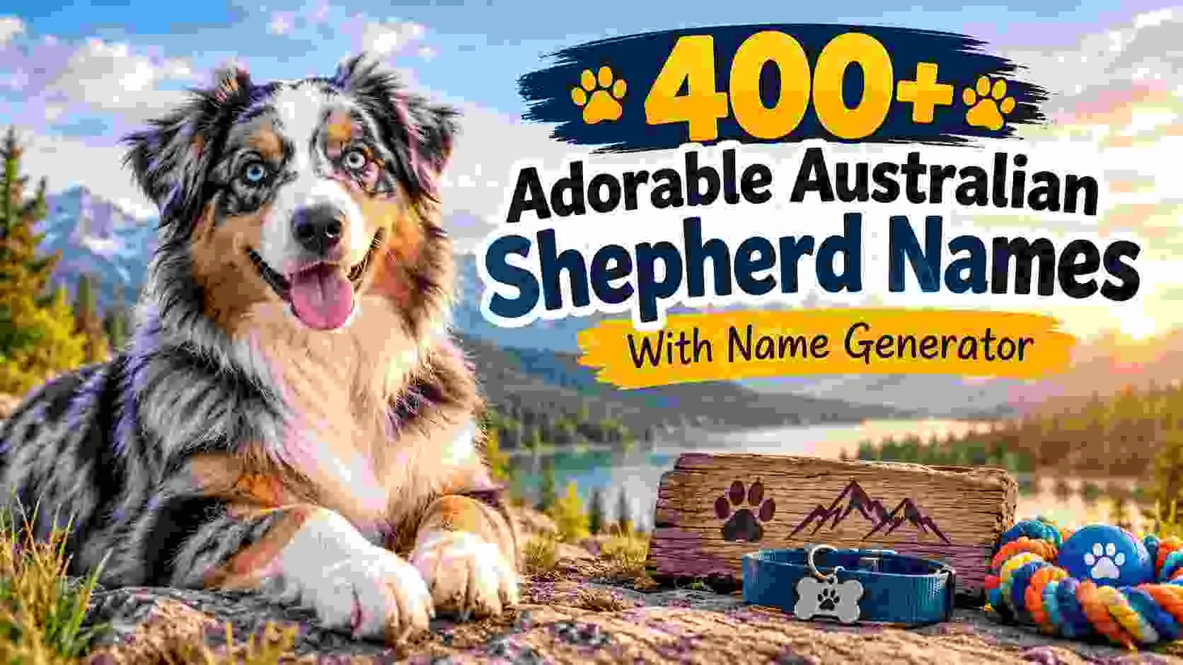 Adorable Australian Shepherd Names With Name Generator