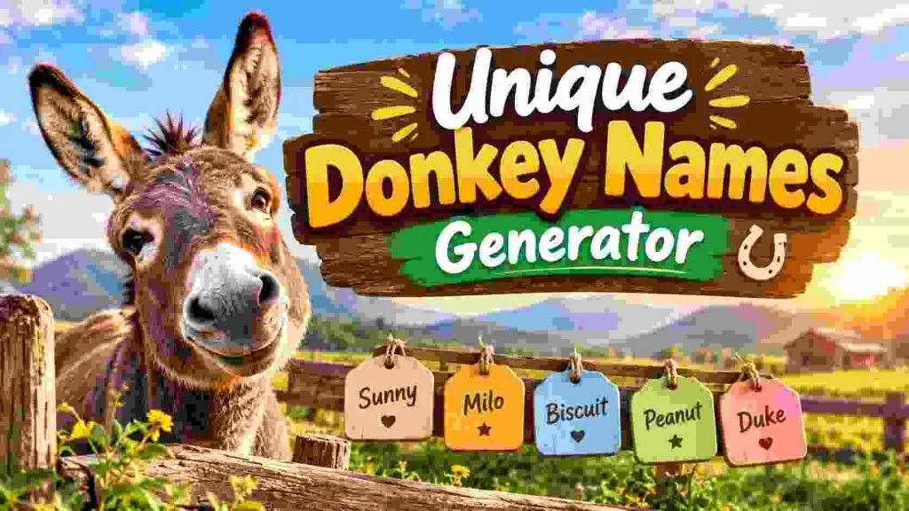 Unique Donkey Names